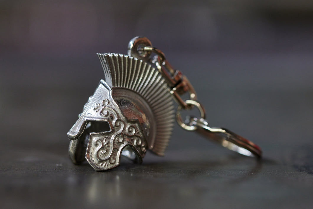 Trojan Helmet Keyring