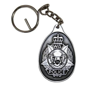 WA Police Pewter Keyring-Buckingham Pewter