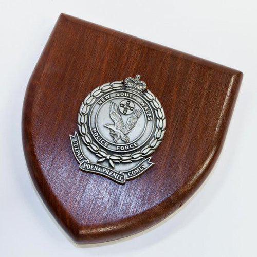 NSW Police Plaque Large-Buckingham Pewter